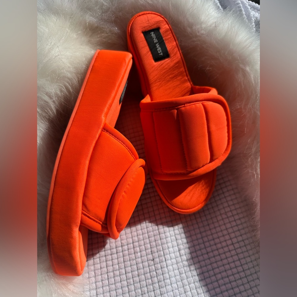 Nine West Orange Slippers Vibrant Comfort